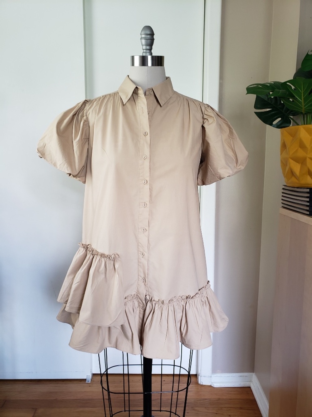 City Girl Poplin Dress Size Small
